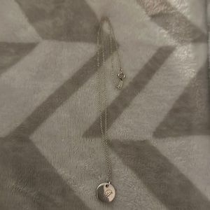 Tiffany & Co Circle “A” Necklace